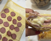 O enrolado de calabresa e queijo na massa de pastel do TudoGostoso virou meu lanche favorito