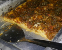 Pizza rápida de liquidificador