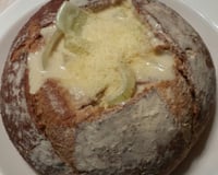 Sopa creme de palmito