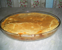 Pastelão de frango com palmito