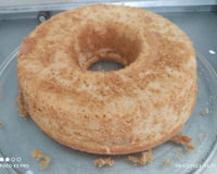 Bolo de tapioca com goma hidratada