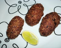 Quibe recheado com mussarela