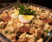Arroz especial com carne seca