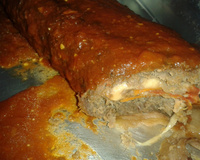 Rocambole de carne moída