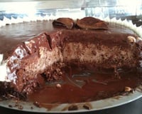 Bolo sorvete de chocolate