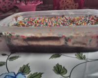 Pavê de sorvete com brigadeiro