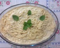 Penne ao molho de provolone