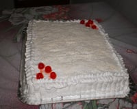 Bolo alegre de aniversário