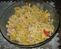 Macarrão com maionese