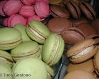 Macaron au chocolat em homenagem a Downton Abbey