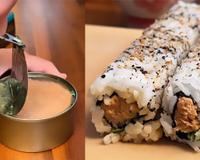 Sushi de atum enlatado é a receita econômica que vai salvar o seu fim de semana: não seja refém dos preços do salmão