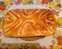 Empadão de frango e palmito