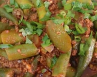 Carne moída com quiabo inesquecível