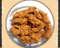 Tirinhas de frango empanadas (sequinhas)