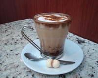 Café gelado com sorvete