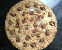 Torta de banana com chocolate aerado