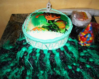 Cobertura para bolo de aniversário