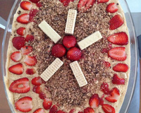 Torta de bolacha com bis