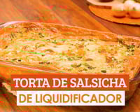 Torta de salsicha de liquidificador