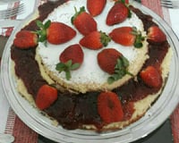 Naked cake de morango