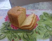 Pão de milho na máquina de pão