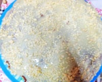 Bolo gelado de chocolate branco