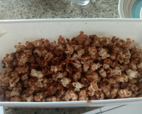 Pipoca doce de chocolate