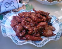 Porco gostoso de restaurante Chinês