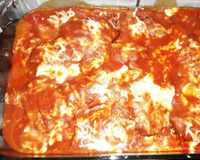 Filé de frango a parmegiana a moda da Rô