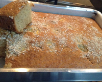 Bolo de banana com aveia