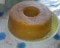 Bolo de milho feito com cuscuz