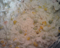 Galinha picante cremosa