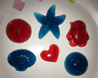 Bala de gelatina simples da Lidi