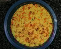 Arroz farofa divino para churrasco