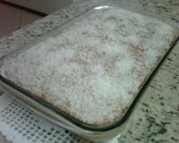 Bolo toalha felpuda de laranja