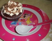Cupcake de Chocolate com Creme amanteigado de Chocolate