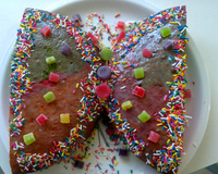 Bolo colorido borboleta