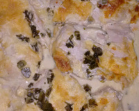 Filé de peito de frango ao forno com molho