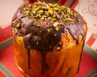 Panetone de pistache caseiro