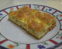 Torta de abobrinha saborosa