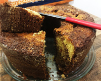 Bolo mesclado de liquidificador