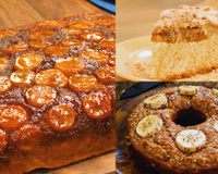 7 receitas de bolo de banana diferentes para provar e escolher a favorita