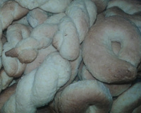 Biscoito de nata com milharina