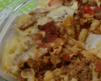 Macarronada com mussarela