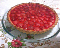 Torta de morango com iogurte