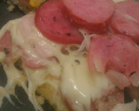 Torta -Pizza rápida de sardinha