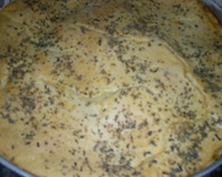 Torta de frango com purê de batatas