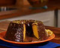 Bolo vulcão de cenoura 