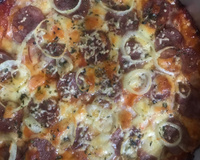 Pizza low carb couve-flor Saraiva