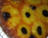 Bolo de abacaxi em calda